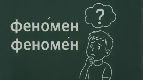 феномен ударение