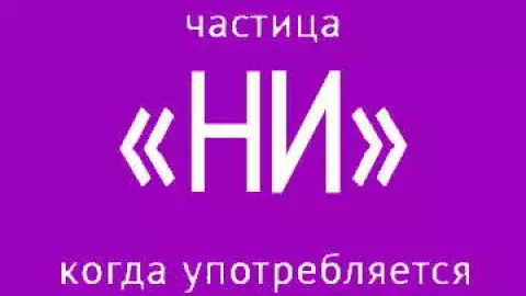 частица ни