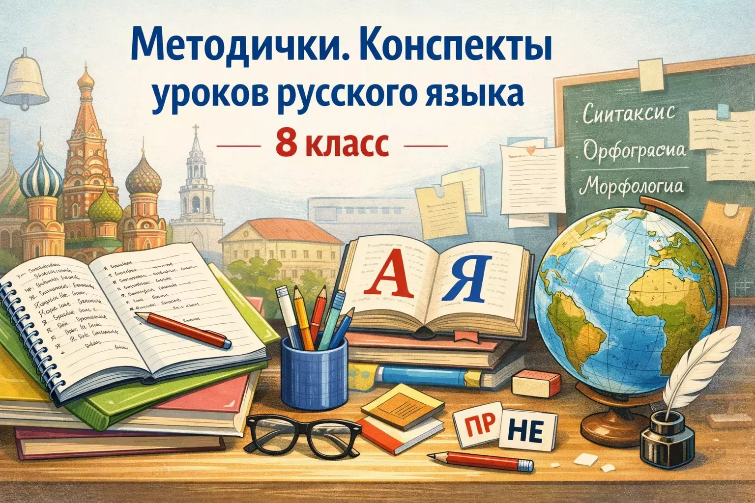 Конспекты уроков русского языка 8 класс